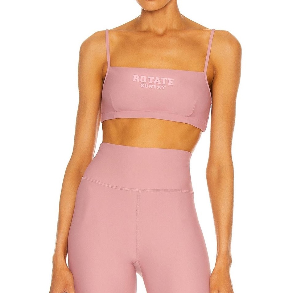 Sunday Pink Passio Logo Bra and Leggings